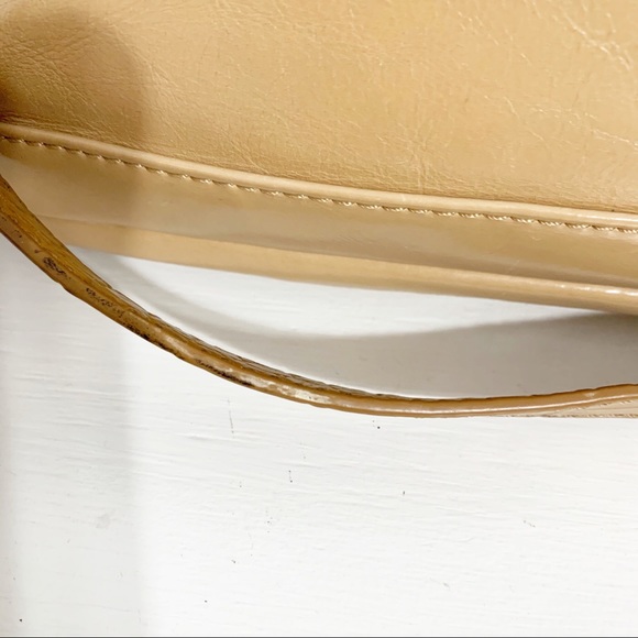 Giani Bernini Leather Convertible Crossbody Shoulder Bag Croc Embossed Trim - Picture 15 of 16